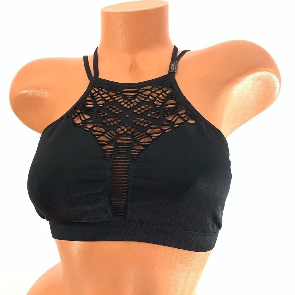 Victoria’s Secret high neck Seamless Cutout bralette bra